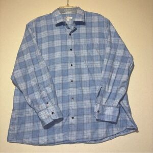 Title 375:
Peter Millar Blue Plaid Button Down Shirt Men’s Large Cotton